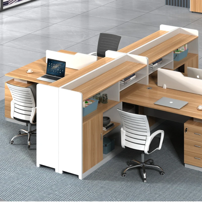 Workbench Commercial Office Desk Clerk Combination Simplicity Simplicity Office Desk Wood Gadgets Escritorio Furniture QF50OD