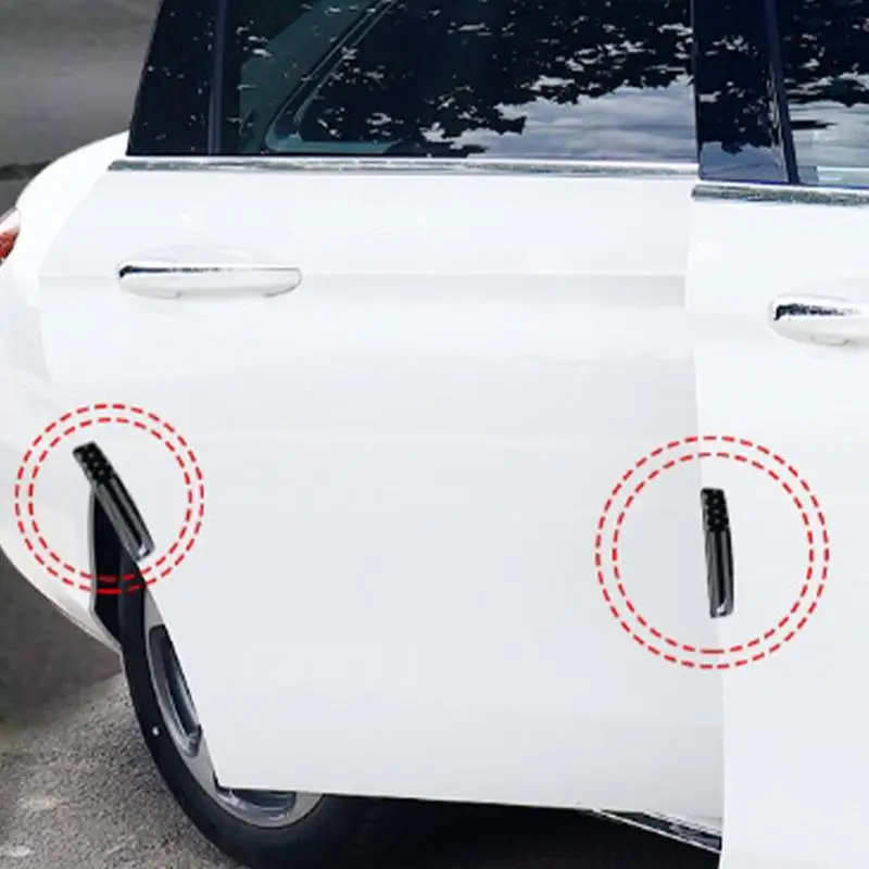 Car Door Edge Guard 4PCS Car Exterior And Interior Molding Trim No Glue Entry Guard Automotive Trim Protector Anti-Scratch Door