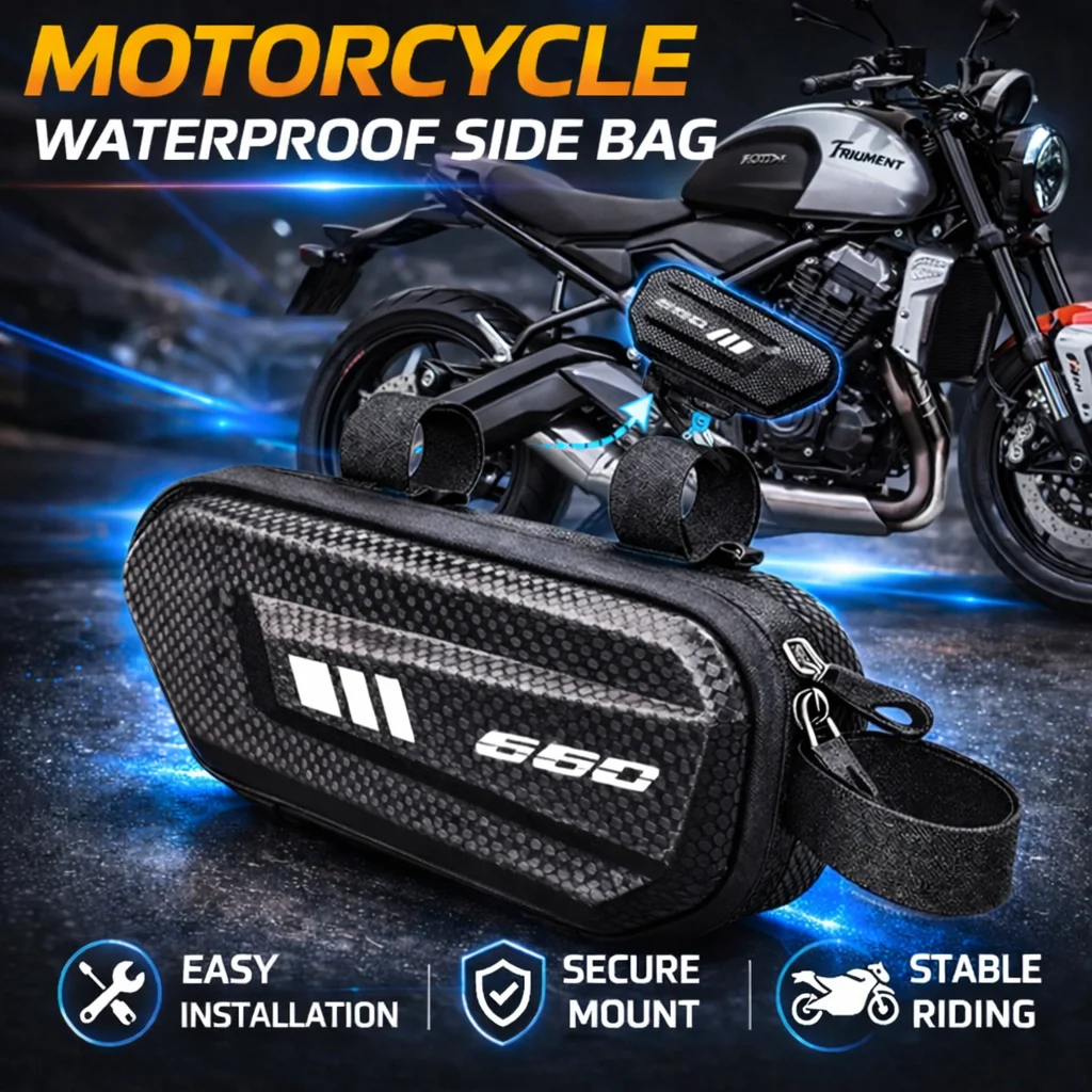 

Large Capacity Motorcycle Side Bag For Triumph Trident 660 Sport Tiger 660 Trident660 Waterproof Multifunctional Storage Pouch
