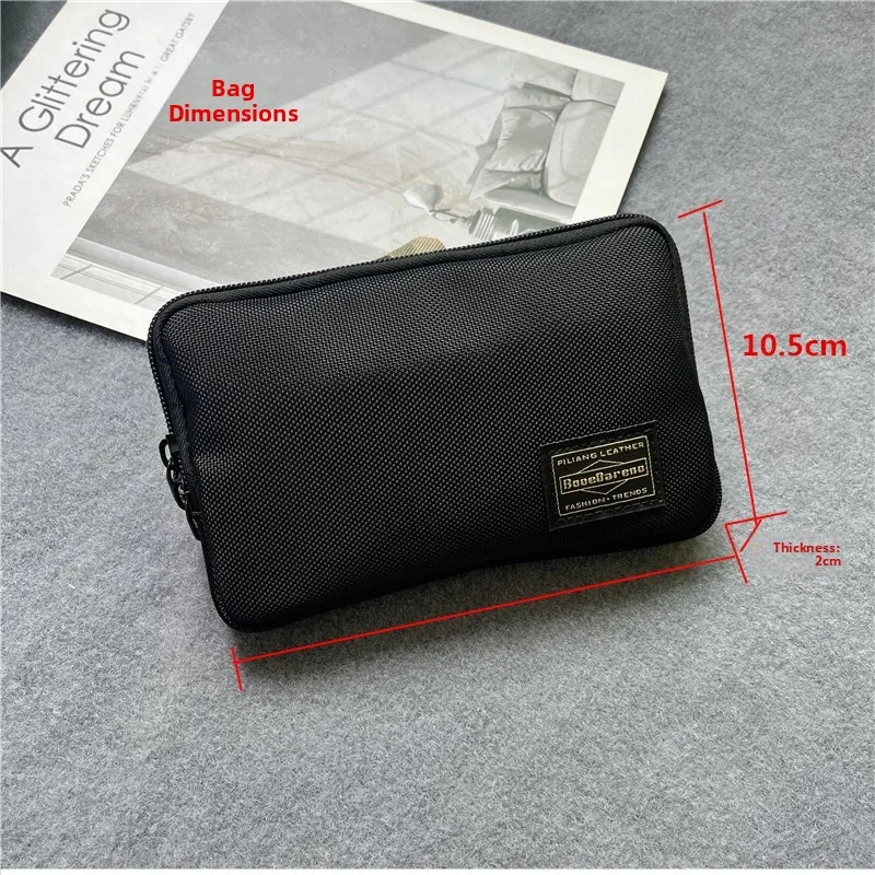 Original Large Capacity Men\'s Clutch Bag Lightweight Cloth Storage Wallet Simple Casual Mobile Phone Money Bag Trendy Brand