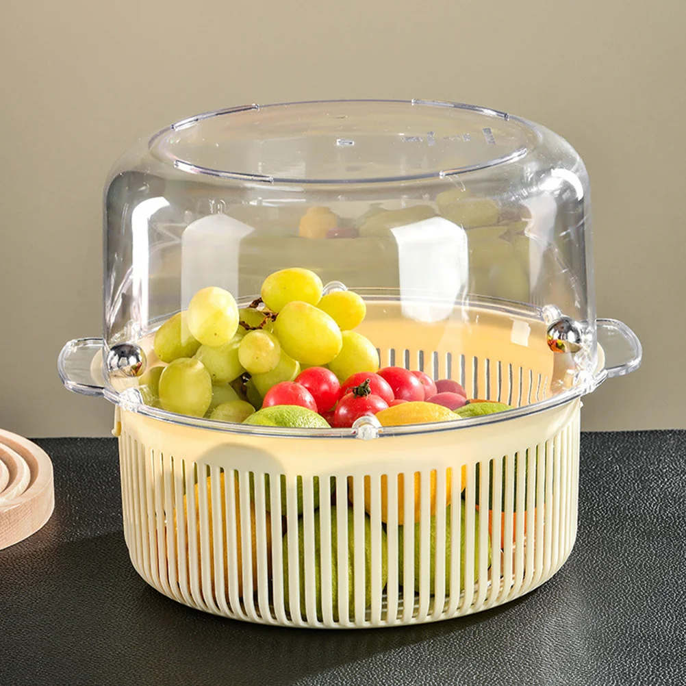 

Plastic Fruit Washing Basket Vegetable Strainer Kitchen Draining Storage Basket Colander for Food Colander Plastic
