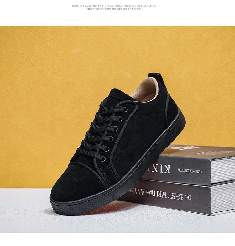 2026 New Spring Autumn Men's Board Shoes Versatile Men's Casual Single Shoes Anti Slip Sports Shoes