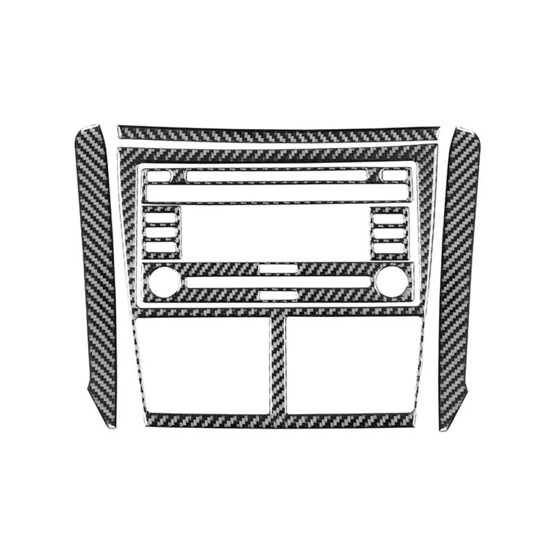 

A95E-For Subaru Forester 2009-2012 Soft Carbon Fiber Car Central Control CD Cover Trim Sticker Replacement Parts Accessories