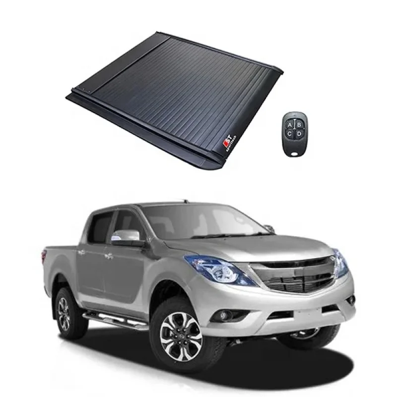 

ST 4x4 off-road accessories retractable pickup truck bed lid tonneau electric cover for Isuzu D-max