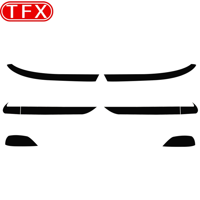 For Xpeng G6 XiaoPeng 2023 2024 Car  Lamp Film Smoked Black Lamp Film Front Rear Lamp Blackening Color Changing Film Accessories