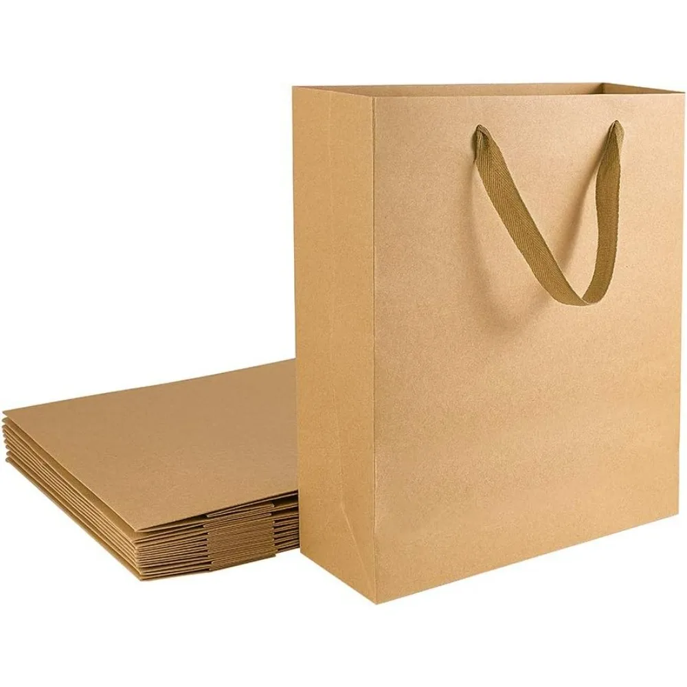 10 Pack Kraft Paper Gift Bags 11