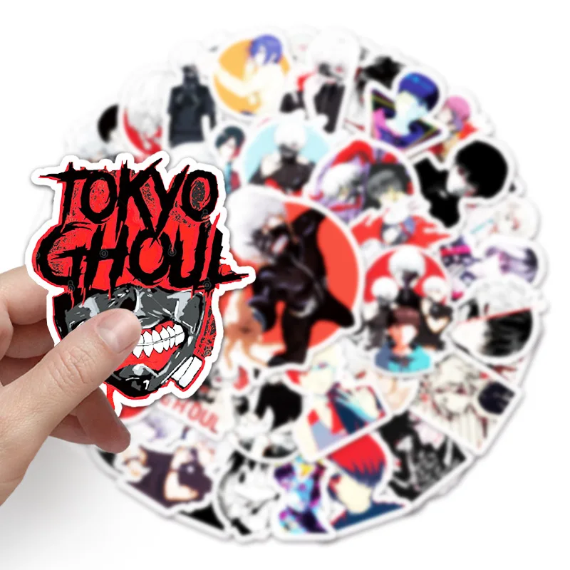 Tokyo Houl漫画グラフィティステッカー、スケートボード、冷蔵庫、コンピューター、携帯電話、装飾、51個