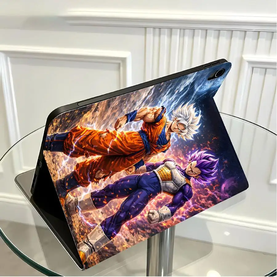 with Pencil Slot Case for Samsung Galaxy Tab S10 Plus A7 Lite A9Plus A11 S11 A8 S9+ S10 Lite S9 FE S10FE S7 S8+ Goku Dragons