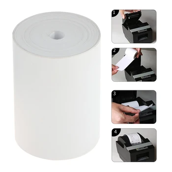 1szt 57 * 40 Termiczna rolka papieru paragonowego do mobilnego POS 58mm Mini drukarka termiczna Partia papieru do drukowania etykiet Dobra sprzedaż