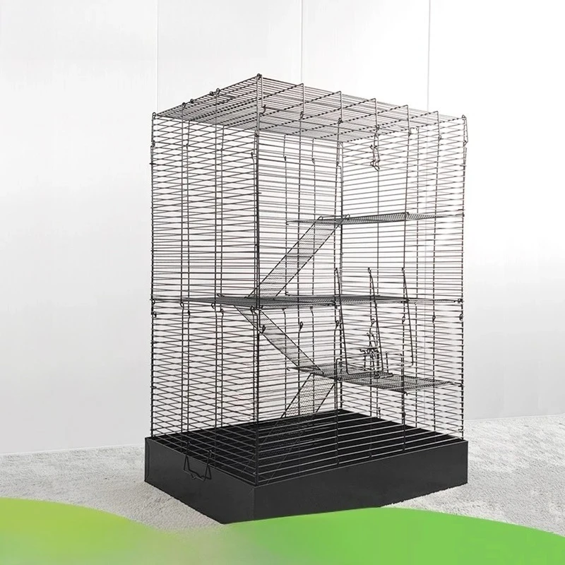 Hamster cage, basic cage, gold bear, Dutch rat, iron cage, anti-bite large nest, flower rat, super large space.