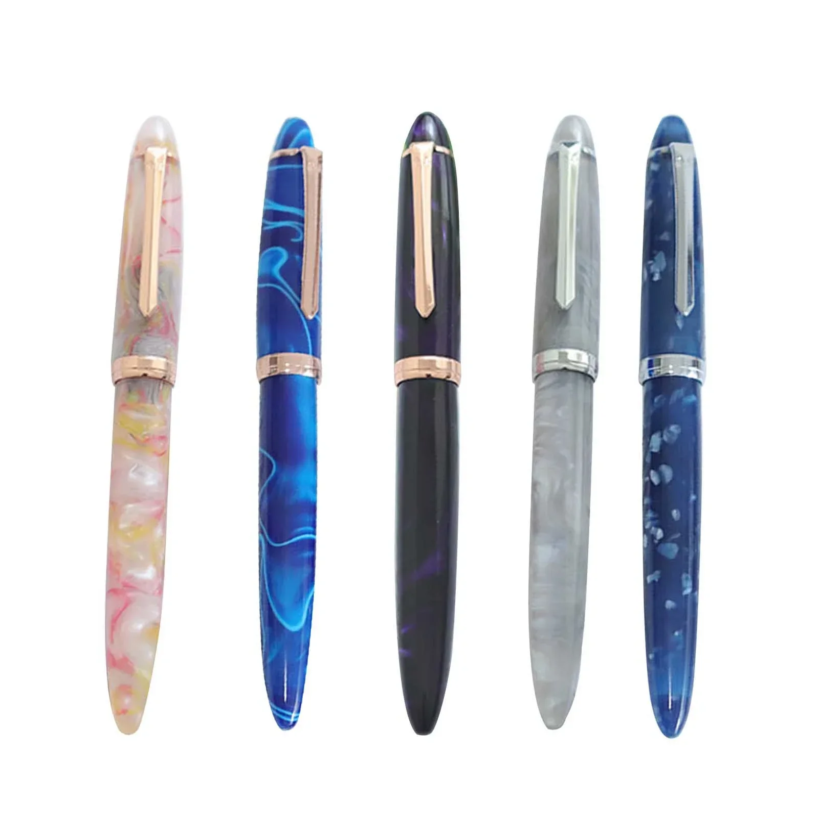 Exquisite Acrylic Fountain Pen with Schmidt F Nib Office Business Writing Stationery Gift pens Sakura Mysterious Purple Color