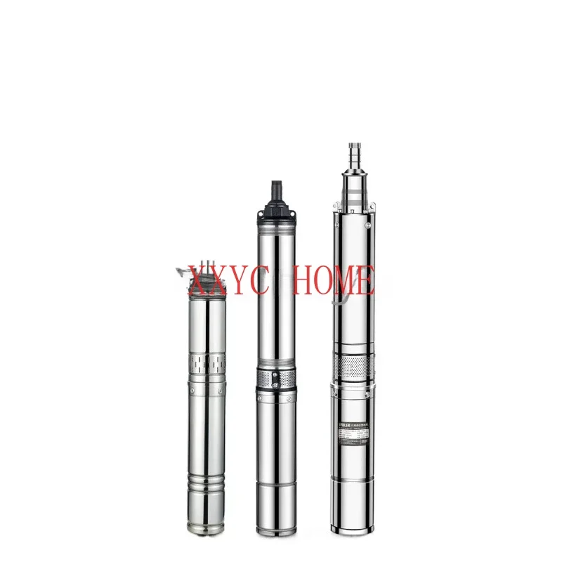 

Deep well Submersible pump household well water 220v stainless steel high lift deep water suction screw pump irrigation