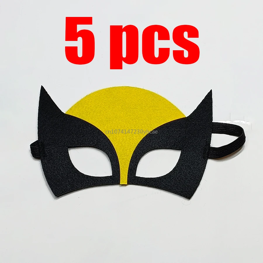 1/5/10 Pcs Wolverine Halloween Masks Cosplay Mask Gift Christmas Birthday Party Costume Mask For Kids
