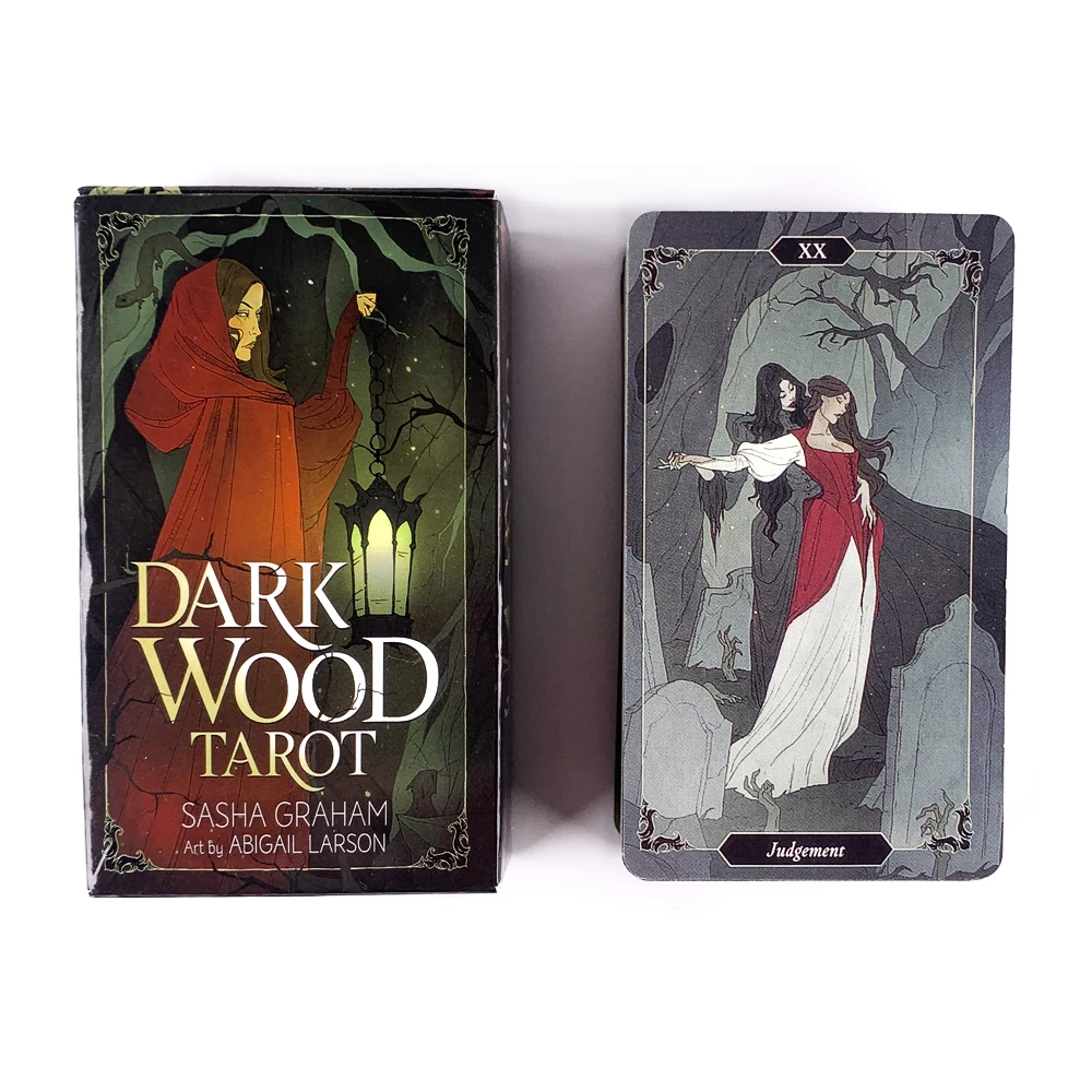 Dark Wood Tarot Family Gathering Chess Card Game Fortune Telling Divination Oracle Cards Leisure Table Game