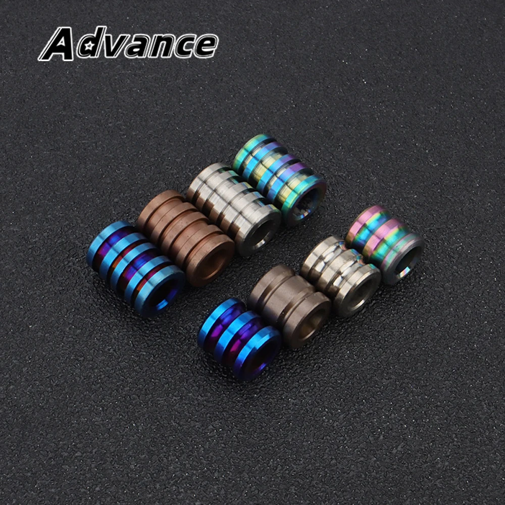 S/L Titanium Alloy Knife Beads Rope Cord EDC Paracord Bead Pendant