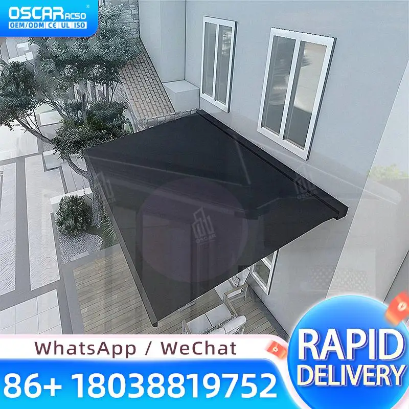 Motorized Full Cassette Aluminum s for Outdoor Patio Balcony in UK and US Usage for Rain Cover and Sun Shade Retractable Awning