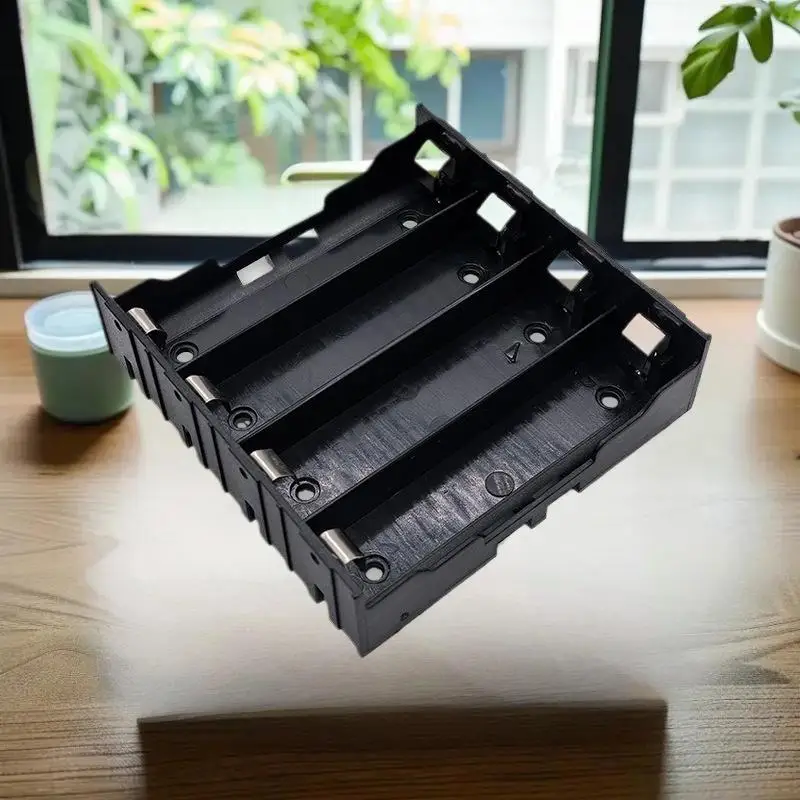 1 2 3 4 Slot Batteries Container With Hard Pin ABS 18650 Power Bank Cases 1X 2X 3X 4X 18650 Battery Holder Storage Box Case