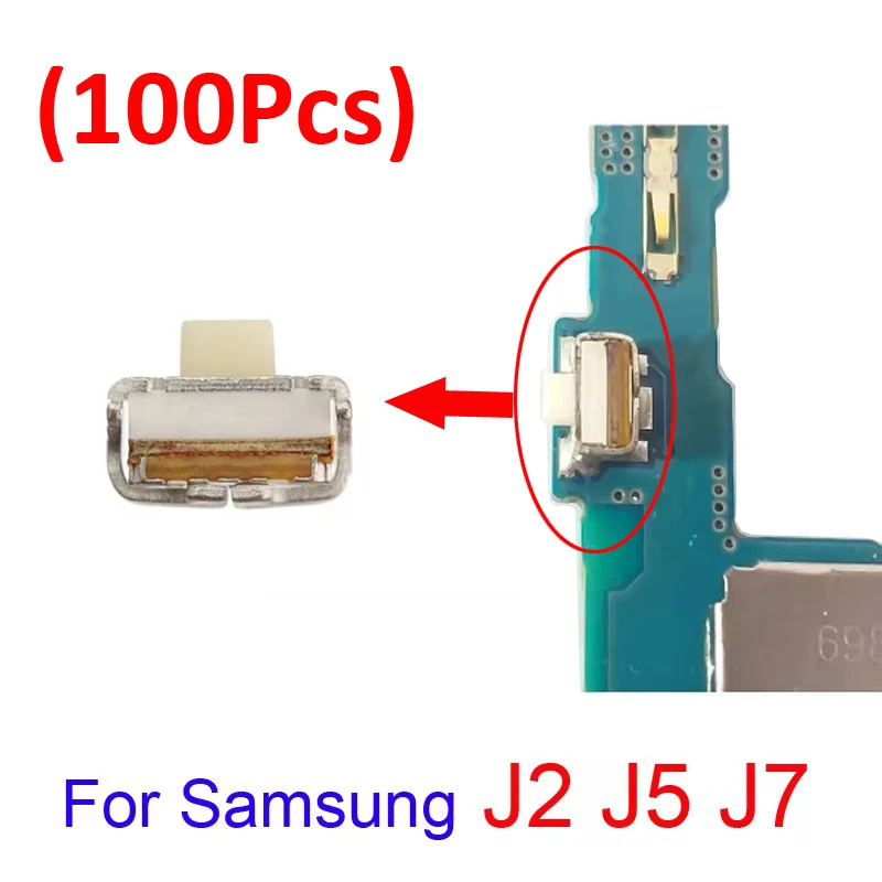 Pop 100Pcs Phone Power Volume Internal Button For Samsung Galaxy Grand Prime G530 G531 G532 J2 J5 J7 Replacement Parts