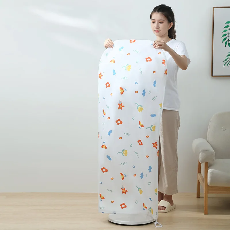 Bọc Quạt Điện Chống Bụi Tròn Đứng Người Hâm Mộ Lưới Che Chắn Bảo Vệ Túi 50-65Cm Ẩm Chống Bệ Tầng quạt Chống Bụi