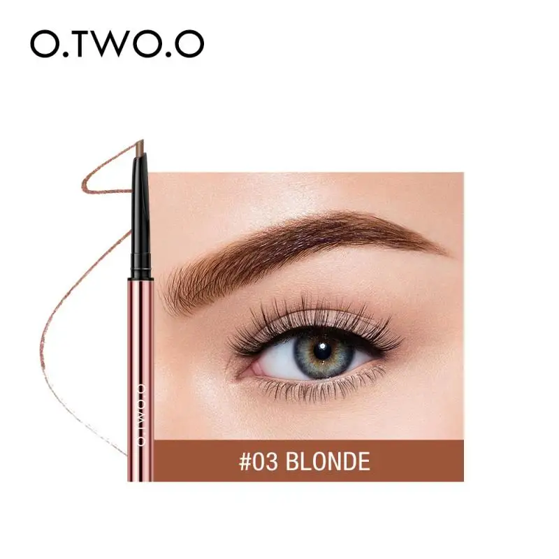 Easy To Use Water-resistant Waterproof Triangle Shape Ultra Slim Natural Eyebrow Color Pencil Precise Brow Definer 6 Colors