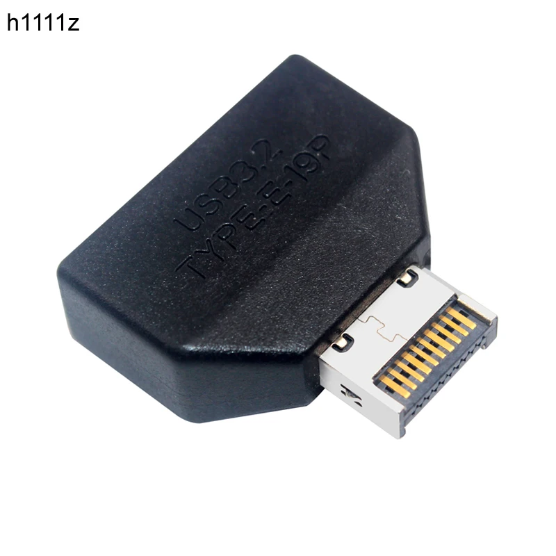 USB3.2 Type-E 20Pin to USB 19P Converter Connector for Chassis Front USB Type A Type C Extension Adapter for Desktop Motherboard