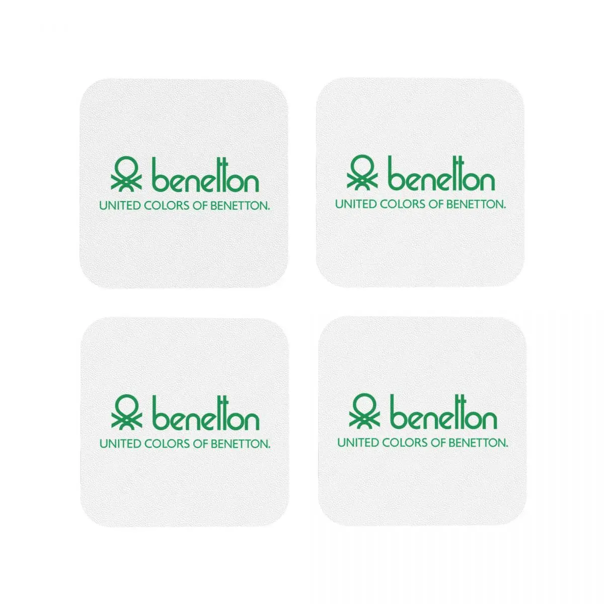 United Colors Of Benetton Coasters Coffee Mats Mug Cup Placemats Tableware Pads for Home Kitchen Dining Bar