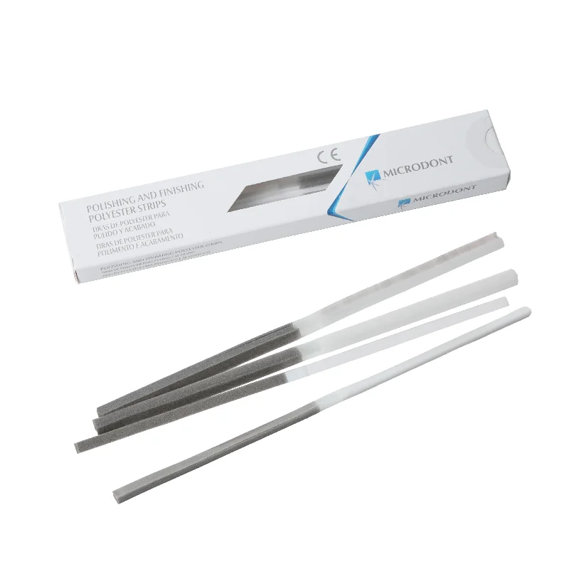 Dental Polishing Strips Ortho IPR Sanding Saw Tooth Enamel Grinding Sticks Dentistry Polyester Fiber Alumina Plated Sticks Tools