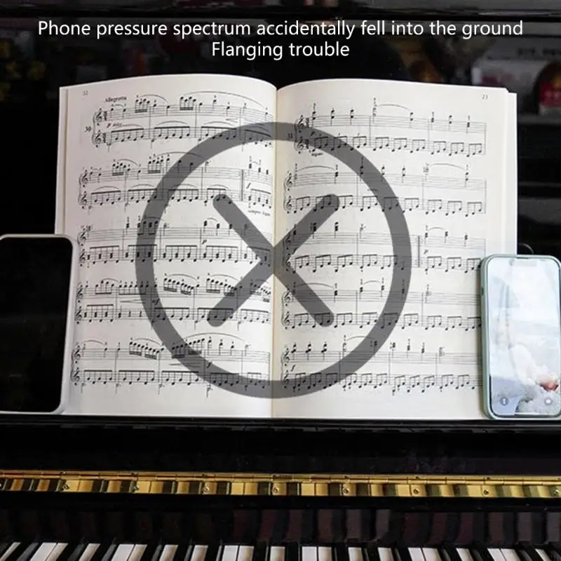 

Piano Score Press Music Page Halder Piano Music Book Clip Book Book Nonslip Stand Binder Piano Sheet Mucts