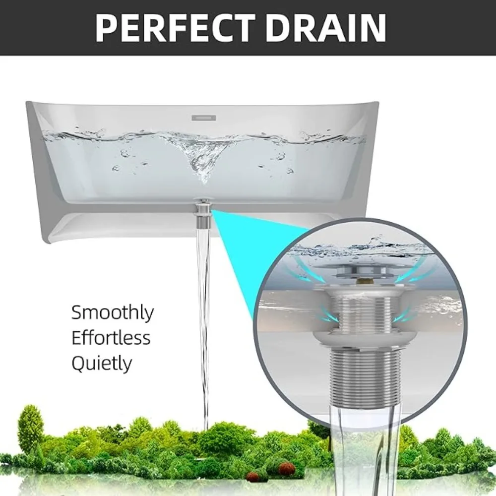 Gold Pop Up Drain Button Bathroom Sink Plug Drainer Siphon Waste Stopper Wash Basin Faucet Accessory Washbasin Pipe Black