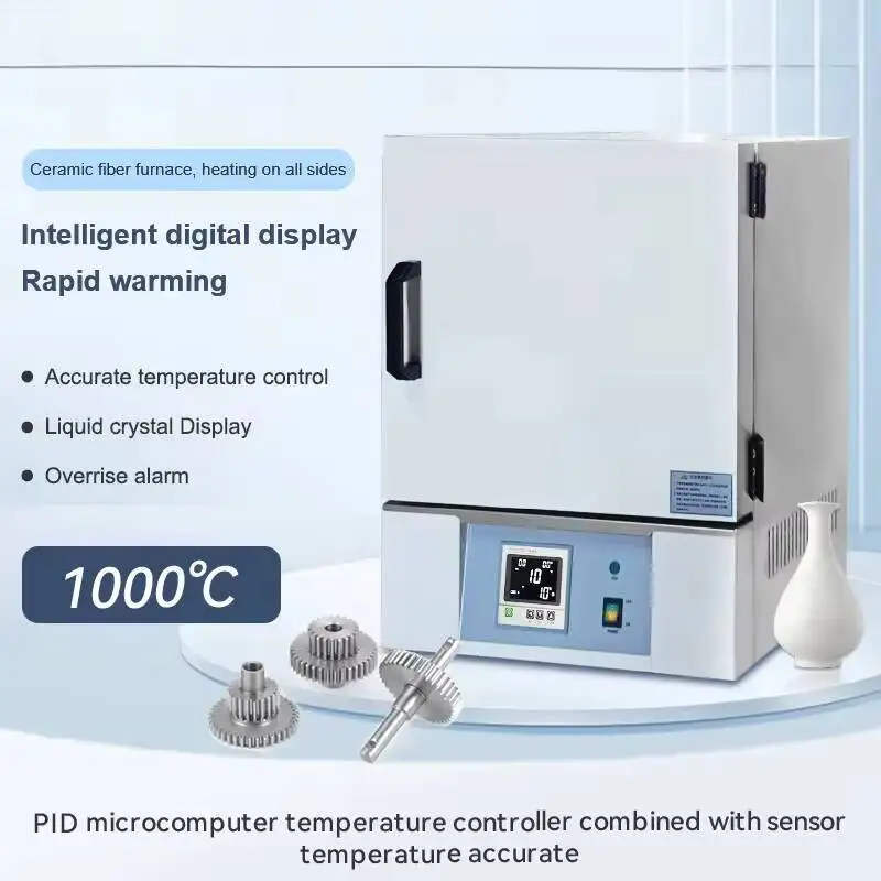 

High-Temperature Electric Heating Box For Muffle Furnace 1000°C Laboratory Thermocouple