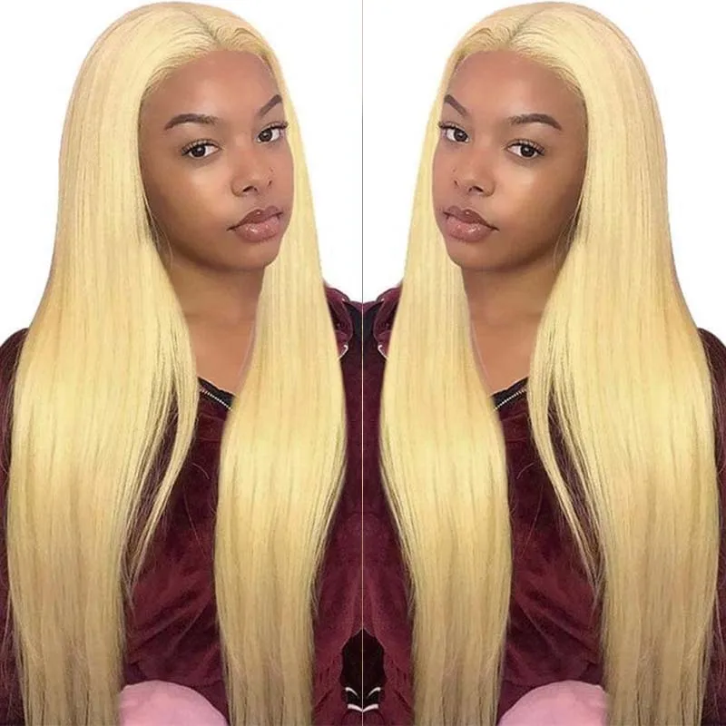 30 inch lace front wig 613 lace frontal blonde brazilian human hair wig sale straight full frontal 13x4 13x6 hd lace wigs