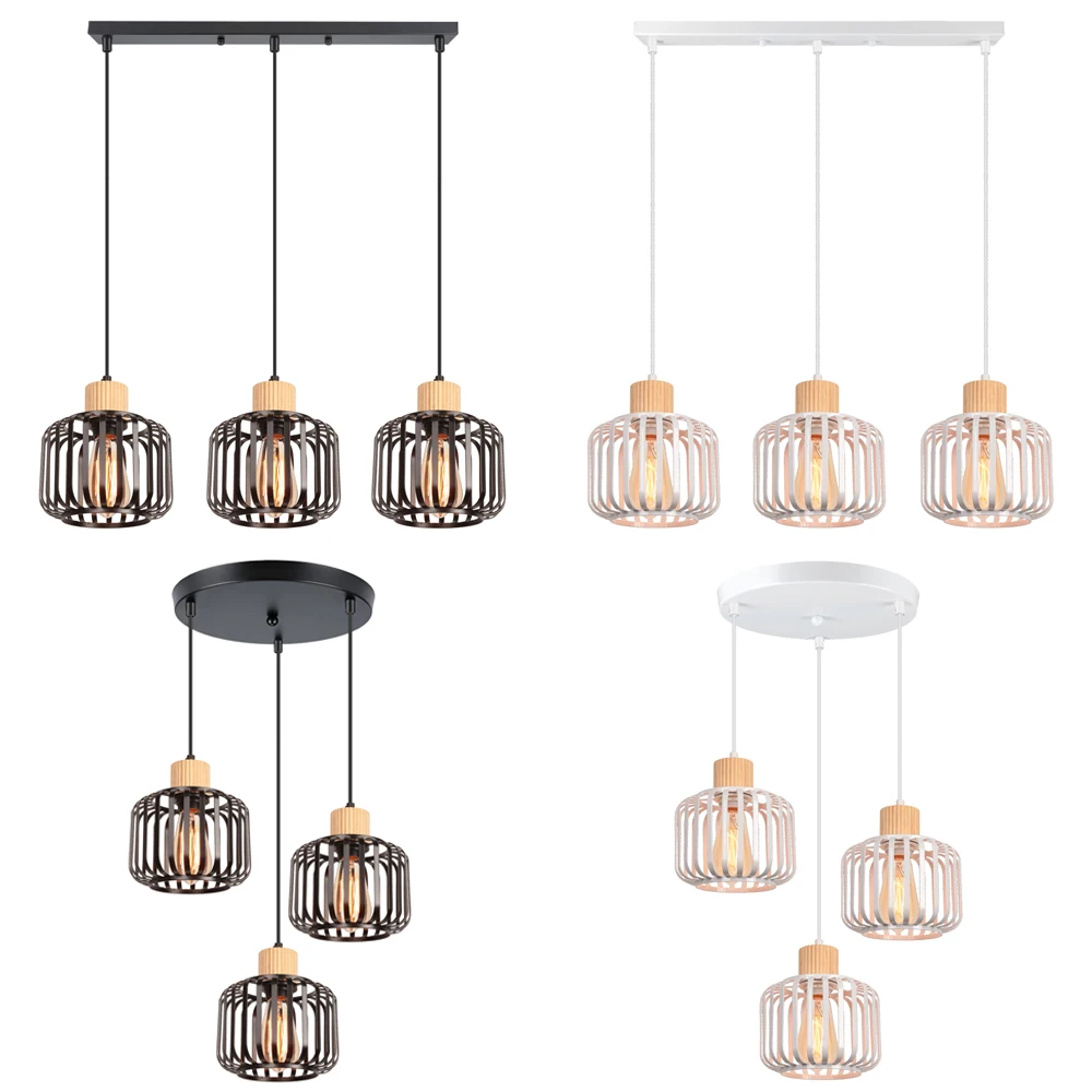 

Промышленные подвесные светильники, винтажные подвесные светильники E27, светильник для внутреннего освещения, проход, спальня, ретро, лофт, металлическая потолочная люстра, светодиодная