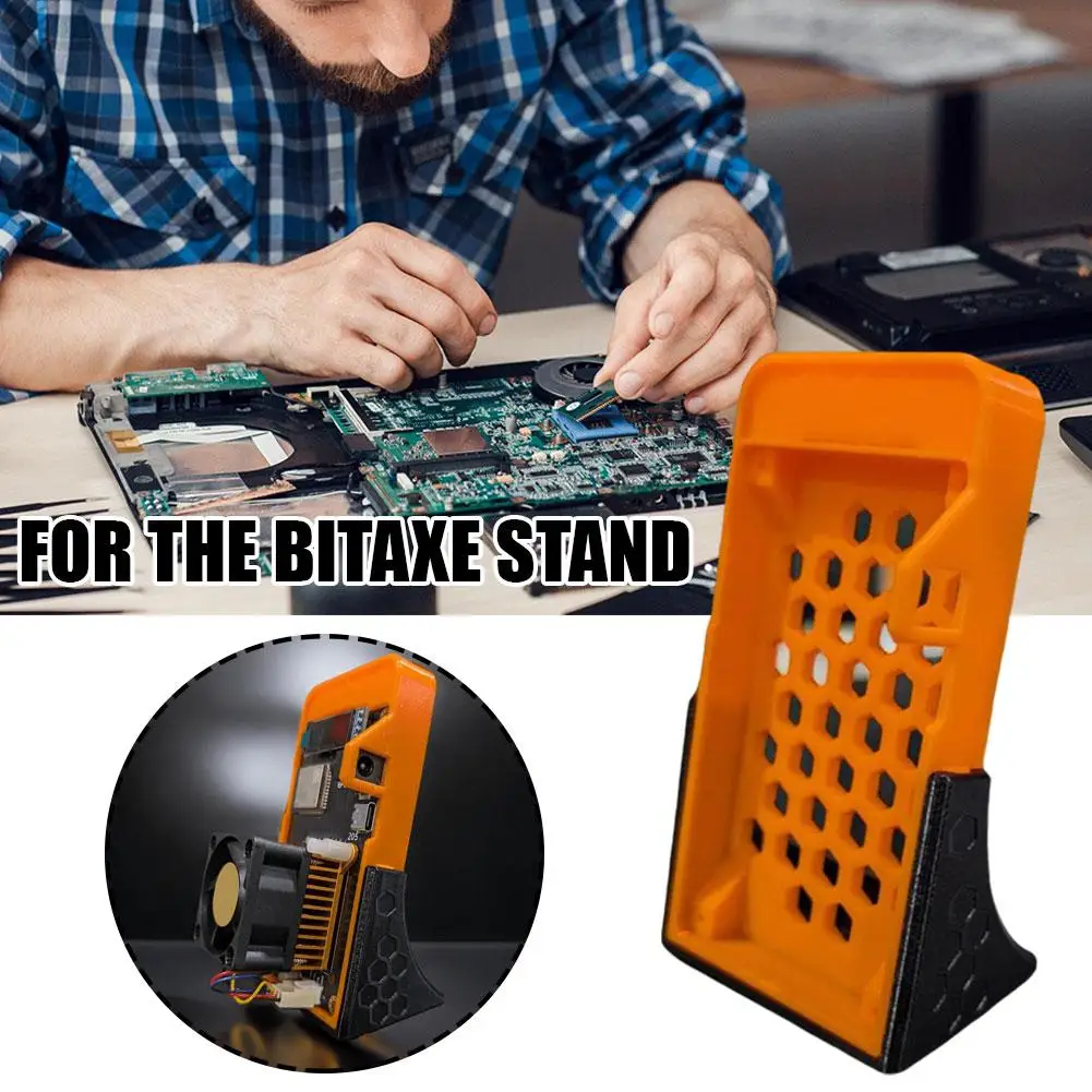 Caso e suporte para placa de desenvolvimento, Orange Board Acessório, o Bitaxe V2, tecnologia de impressão 3D, B4D7, 1pc