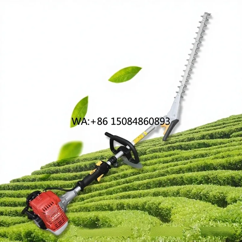 Curved dual blade Hedge Trimmer, 24V 48V lithium battery, fast cutting for thick bush hedge and hard branches