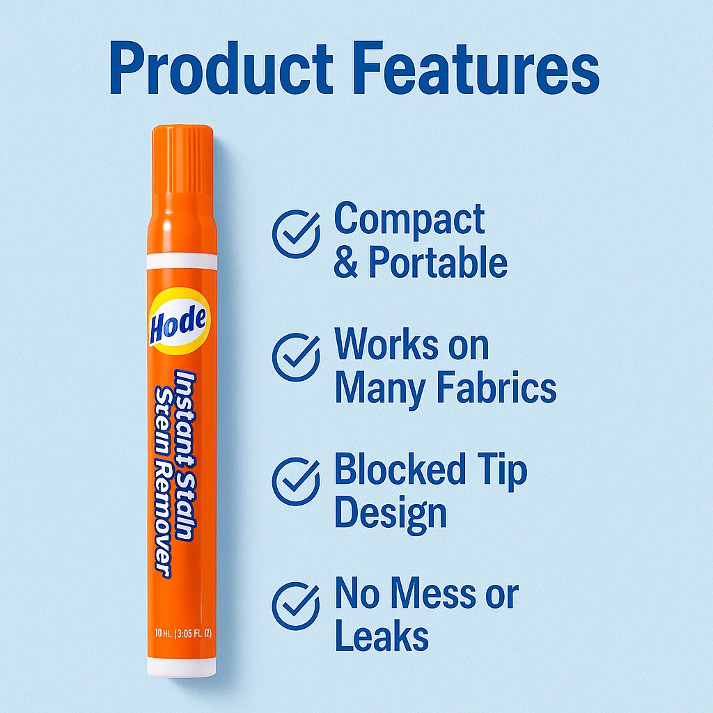 6 عبوات من أقلام إزالة البقع المحمولة، تركيبة سريعة الحركة، مكياج عصير، أغذية الأطفال، آمنة للأطفال والكبار، مجموعة إزالة البقع للملابس