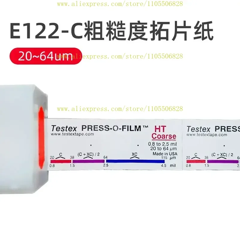E122-C Roughness rubbing paper X-coarse copy tape 20-64/38 -115μm Elcometer anchor paper