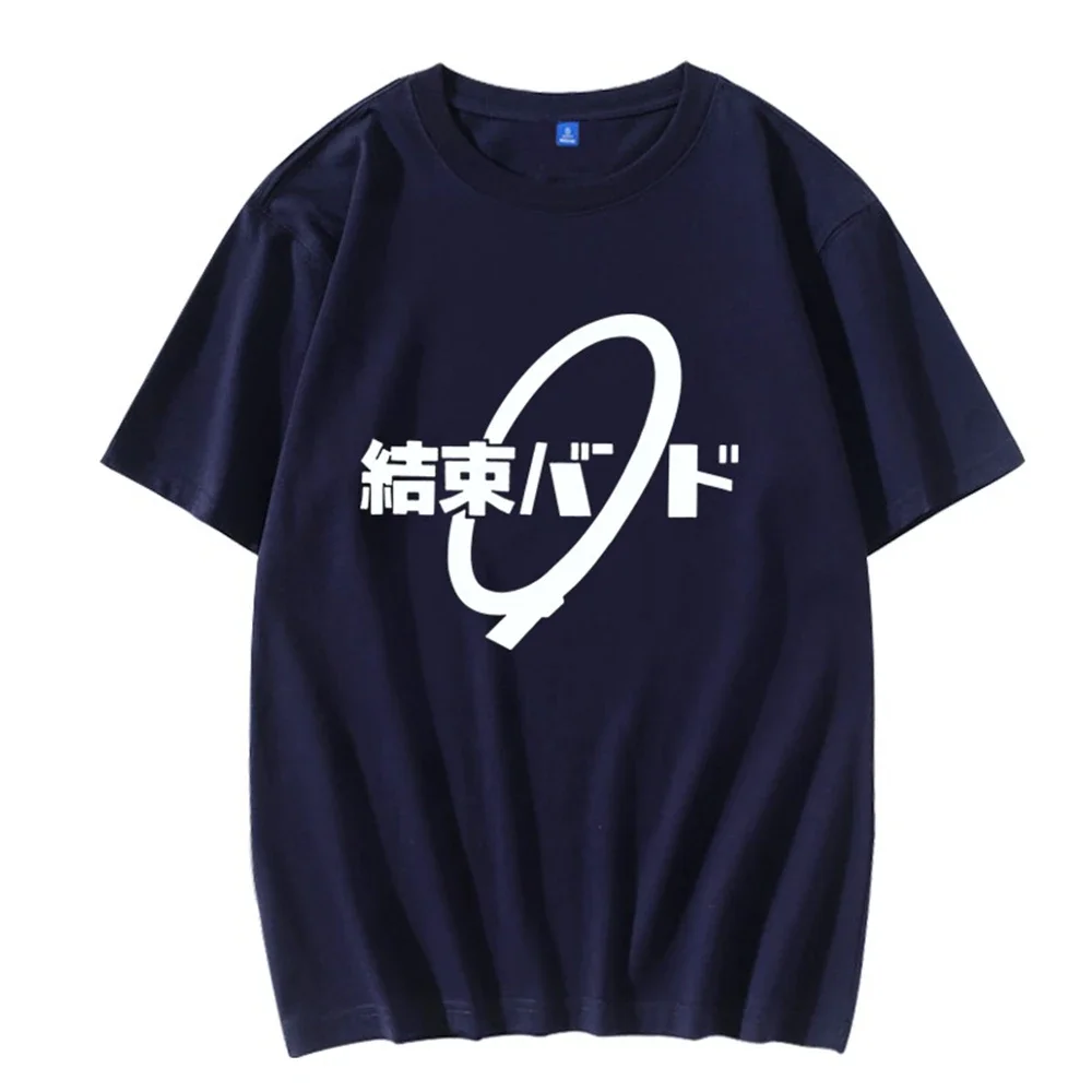 Cos BOCCHI THE ROCK! Hitori Gotoh Ijichi Nijika Fashion Casual O-neck Short Sleeves Streetwear Tees Unisex Anime Print T-Shirt