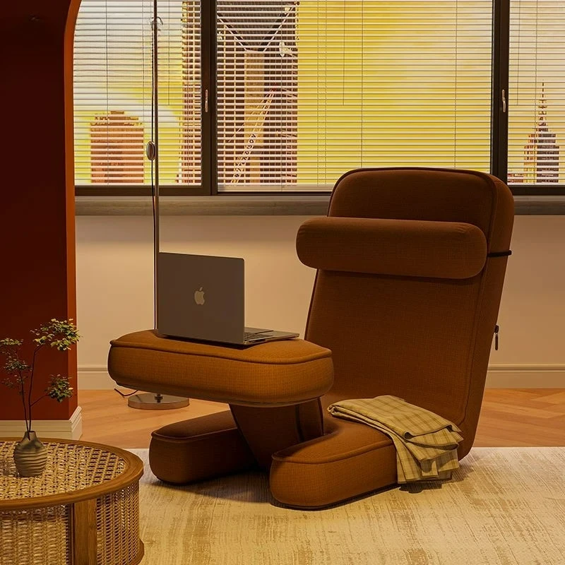 

Customizable Warming Lazy Sofa Computer Bedroom Sofa Chair Ergonomic Tatami Bed Back