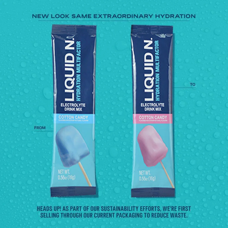 Hydration Multiplier - Cotton Candy - Electrolyte Powder Drink Mix - 1 Pack (16 Servings)