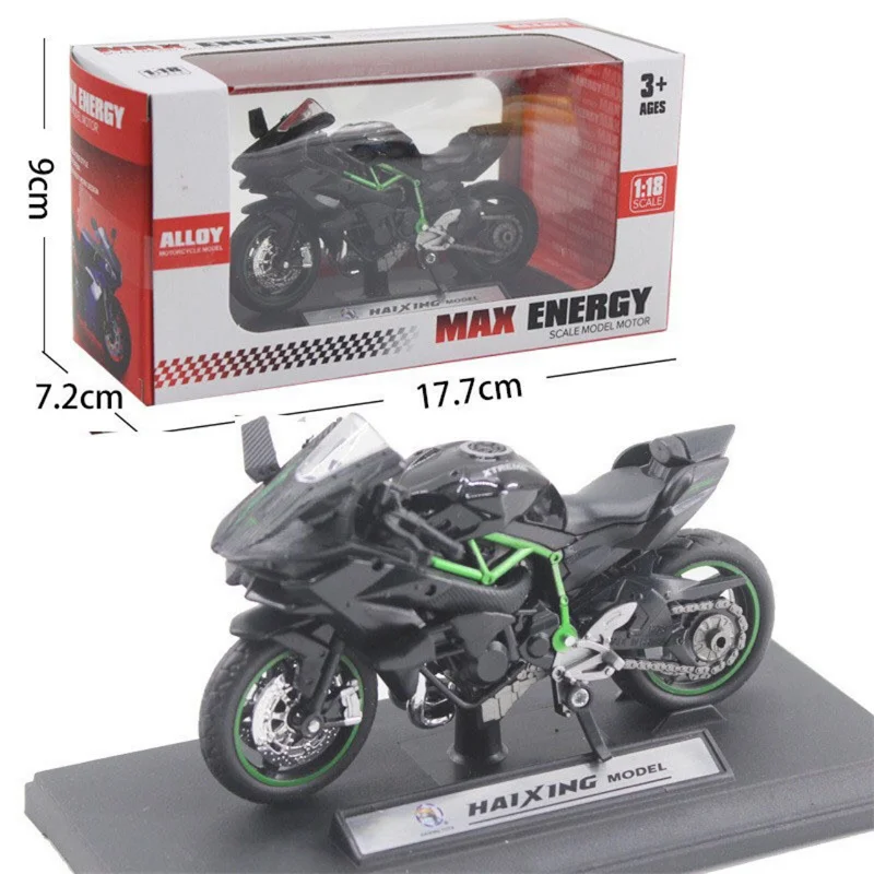 1:18 Kids Alloy Motorcycle Model Simulation Motorcycle Toy Car Diecast Mini Vehicles Office Decor Collectible Crafts Model Toys