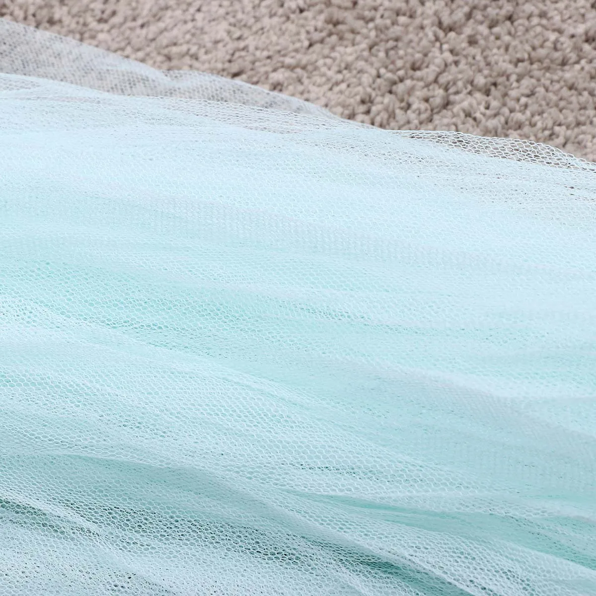 المظلة قبة الطفل الفراش لصافي سرير الطفل روضة سرير خفيفة الوزن شبكة الفراش السرير المعاوضة أكوا الأزرق #3