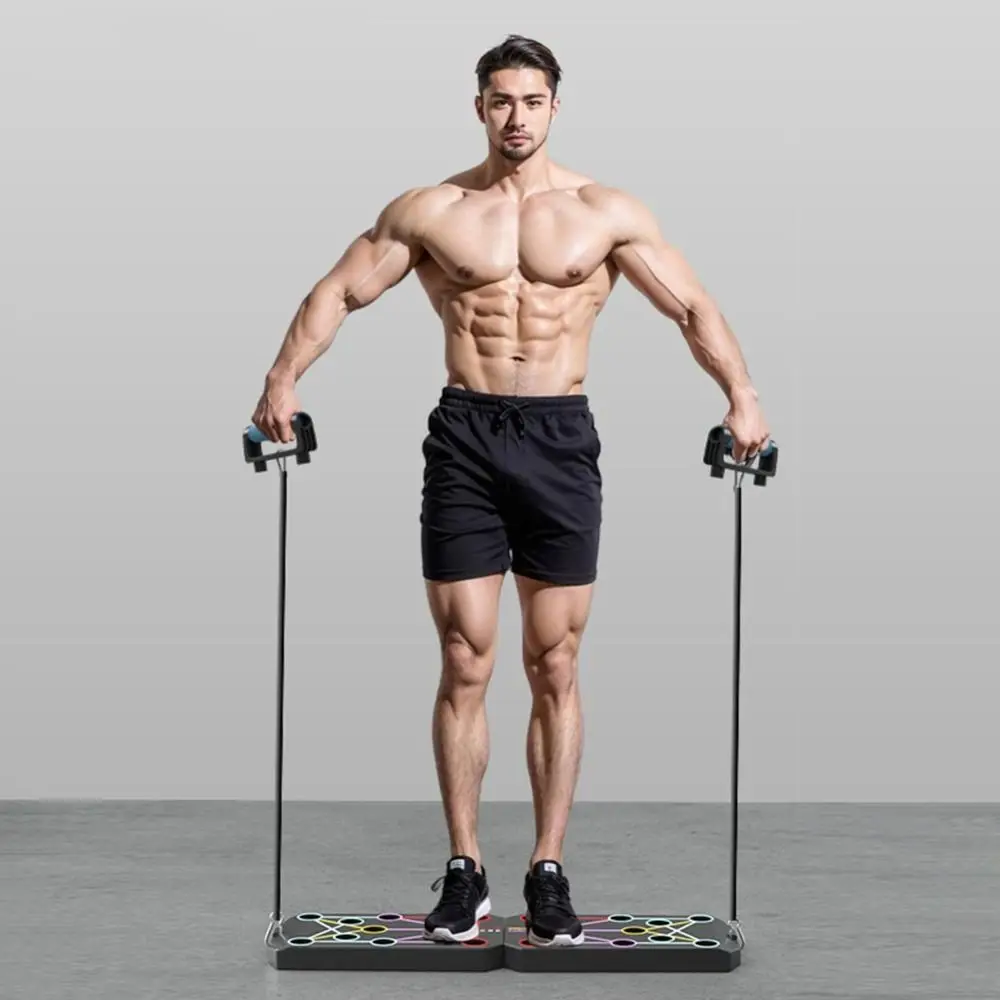 

Body Shaping Multifunctional Push-up Board Adjustable Stable Home Exercise Equipment Colorful Foldable Push Up Bar Home
