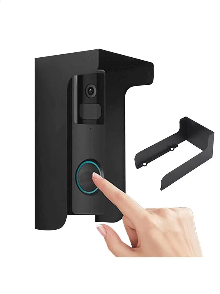 Doorbell Rain Cover Weatherproof Door Bell Protective Case Anti-Glare Sun Protection Access Control Device Housing for Front