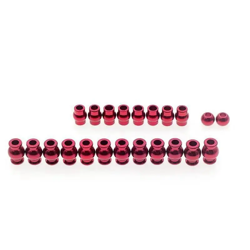 YSUN-Complete 220Pcs Aluminum Alloy Pivot Ball Head Set For Arrma 1/10 4X4 Granite Big Rock Senton Typhon Upgrade Parts