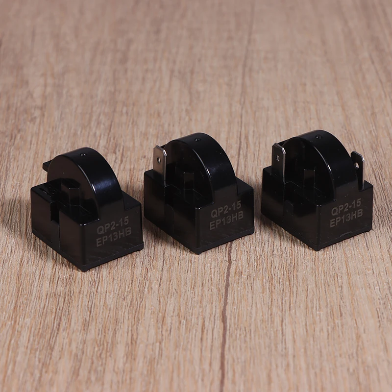 1Pc Refrigerator PTC Compressor Starter Relay, 1/2/3/4 Pin Optional Overload Relay Replacement Parts for Refrigerators