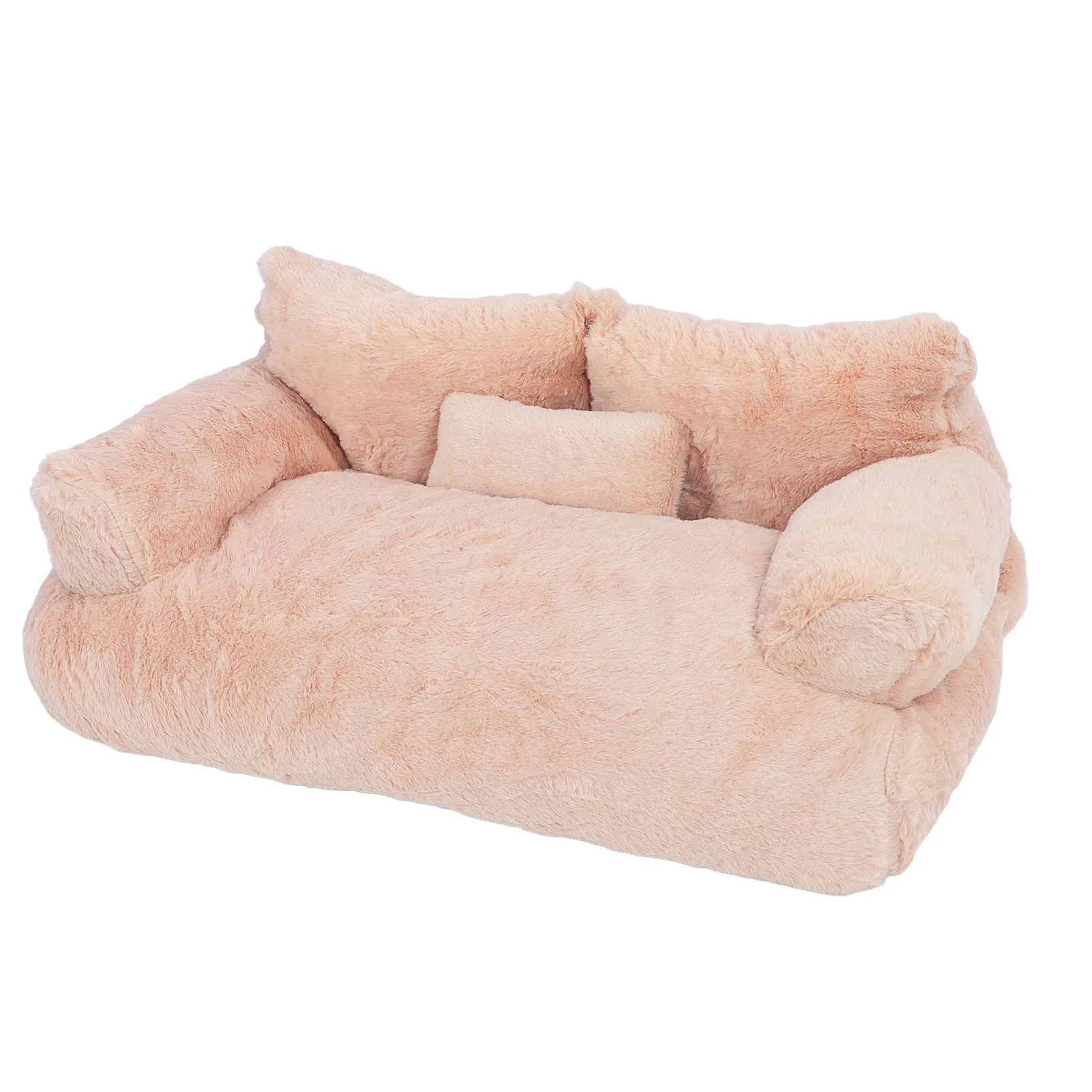 

Pet Sofa Bed Warm Soft Comfortable Removable Washable Cat Couch Bed with Anti Skid Bottom for Cats and Dogs