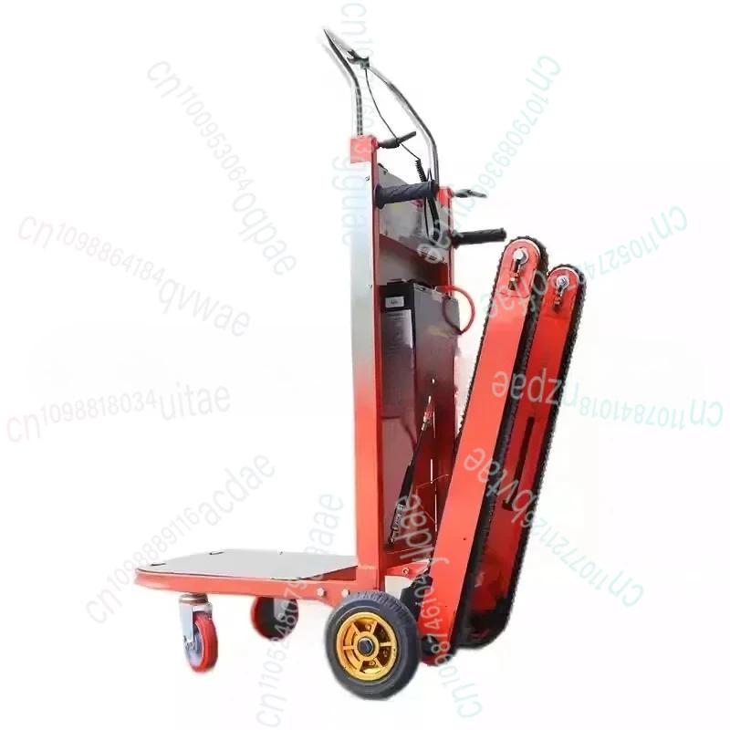 

400 кг бесшумный электрический автомобиль для подъема по лестнице грузовая тележка гусеничного типа вверх и вниз складной подъемник по лестнице