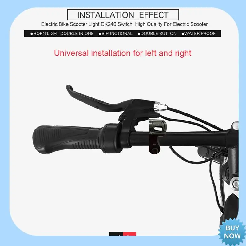 

A47Z DK240 3 в 1, переключатель электрического велосипеда, переключатель электрического скутера, сигнализация, кнопка включения/выключения звукового сигнала