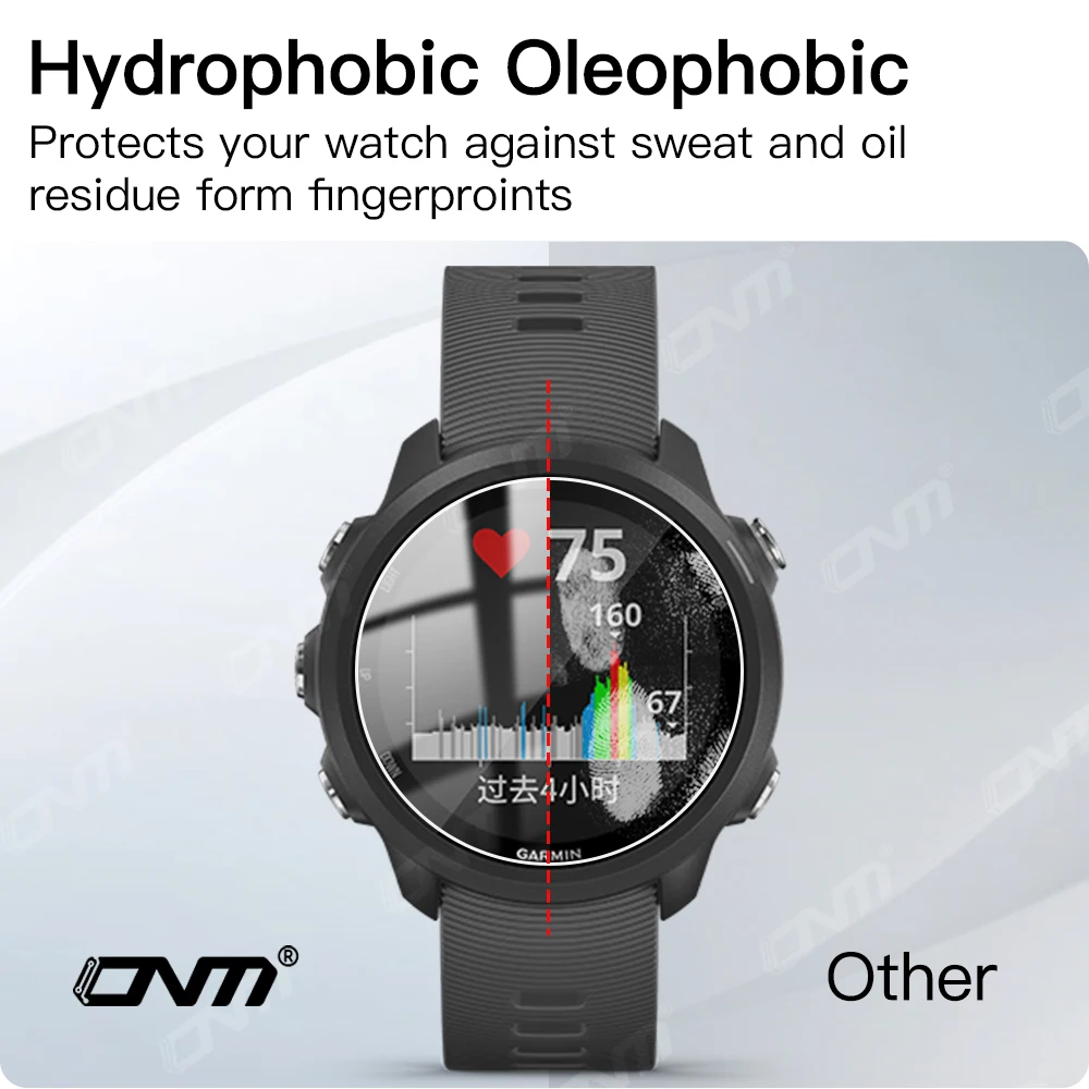 9H الزجاج المقسى للغارمين Forerunner 955 945 255 245 Music 55 ملحقات واقي للشاشة زجاجي فائق الدقة مضاد للخدش