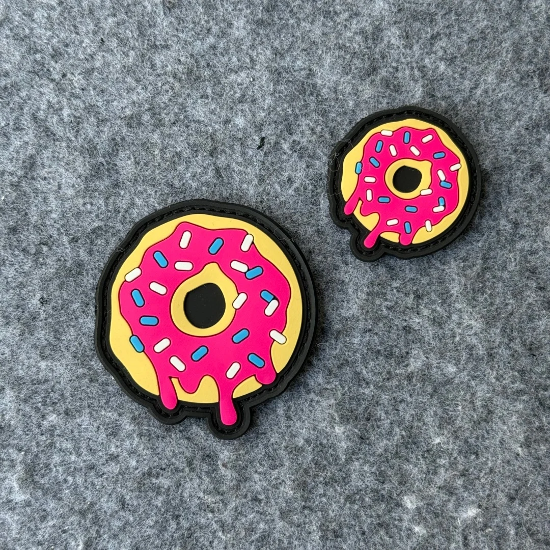 Parche PVC táctico donut - Militar con velcro para ropa y mochila - imagen 2